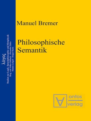 cover image of Philosophische Semantik